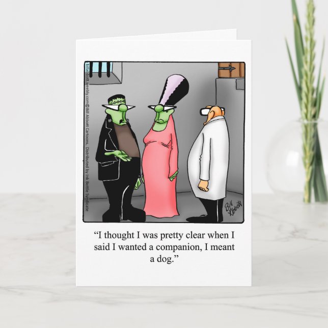 Carte de voeux Hilarious Halloween Humour (Devant)