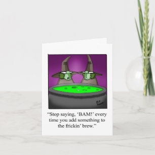 Carte de voeux Hilariy Halloween