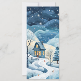 Carte de voeux hiver étoilée