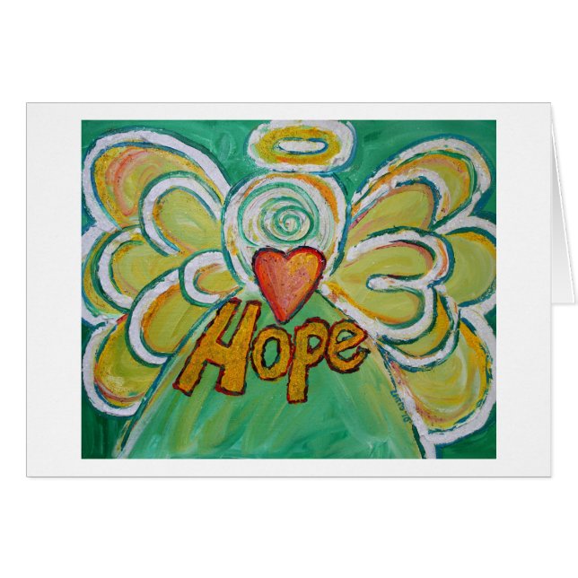 Carte de voeux Hope Angel (Devant horizontal)