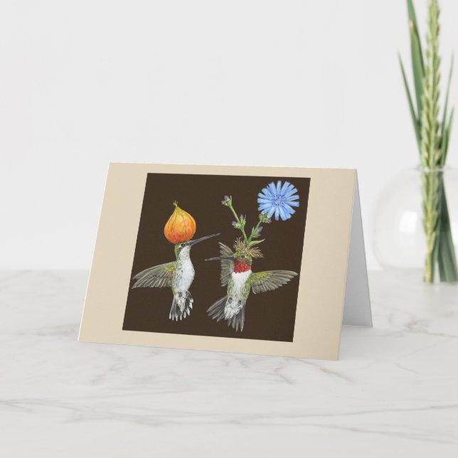 Carte de voeux horizontale Doug et Cheryl (Devant)