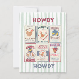 Carte de voeux Howdy