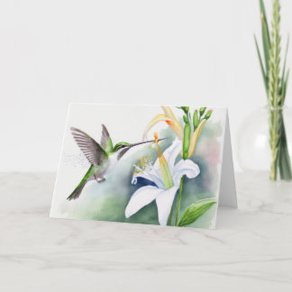 Carte de voeux Hummingbird 3