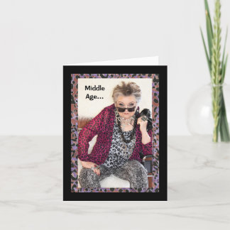 Carte de voeux humoristique d'anniversaire du Moye