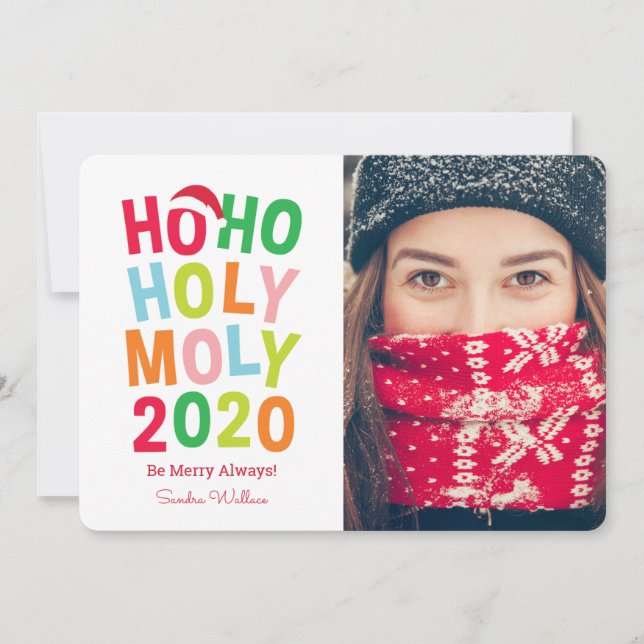 Carte de vœux humoristique de Noël 2020 (Devant)