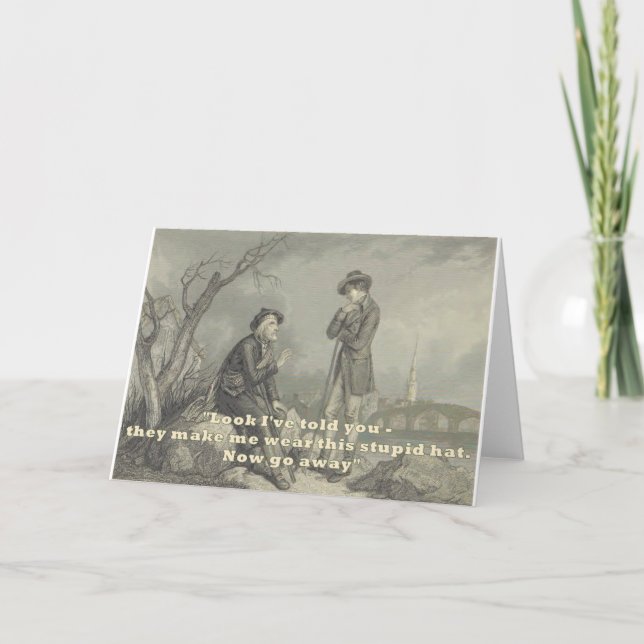 Carte de voeux humoristique Fun Scottish Birday (Devant)