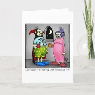 Carte de vœux humoristique Halloween drôle