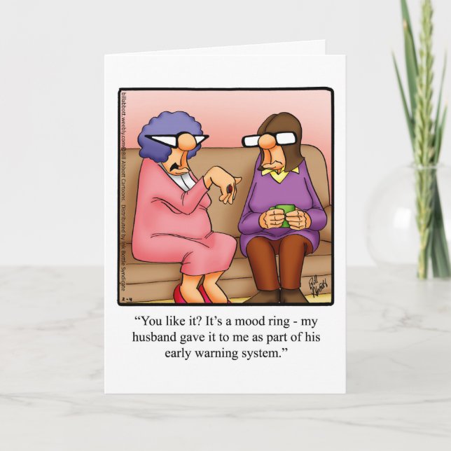 Carte de vœux humoristique pour anniversaire de ma (Devant)