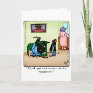 Carte de vœux humoristique pour la fête des pères