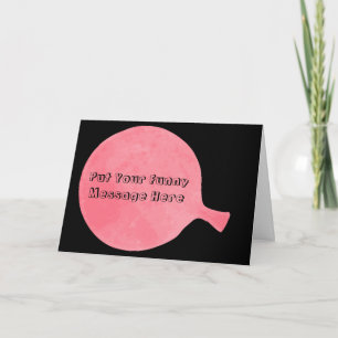 Carte de voeux humoristique Rose Personnalisé À Co