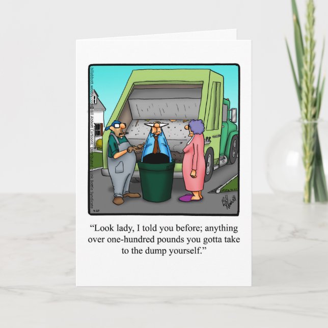 Carte de voeux Humour Divorce pour elle (Devant)