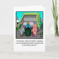 Carte de voeux Humour Divorce pour elle