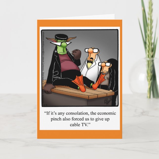 Carte de voeux Humour Halloween (Devant)