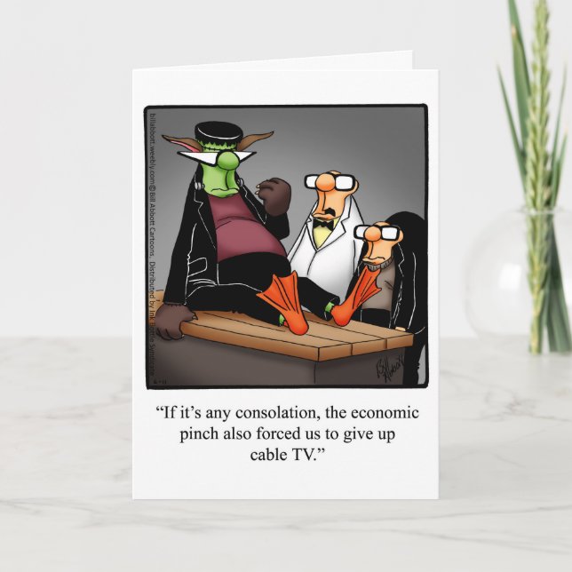 Carte de voeux Humour Halloween (Devant)