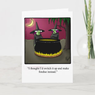Carte de voeux Humour Halloween personnalisable