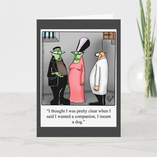 Carte de voeux Humour Halloween pour Halloween (Devant)