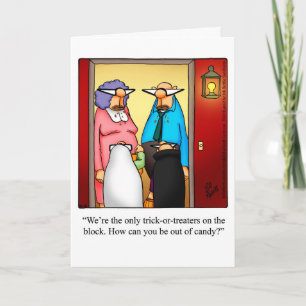 Carte de voeux Humour Halloween pour Halloween