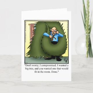 Carte de voeux Humour Noël