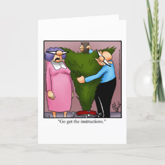 Carte de voeux Humour Noël