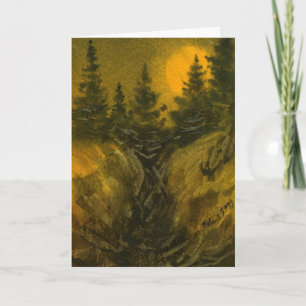 Carte de voeux "Hunter's Moon #1" Country Roads