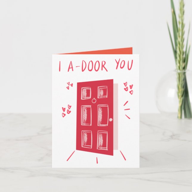 Carte de voeux I a-DOOR You Pun (Devant)