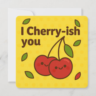 Carte de voeux I Cherry-ish You