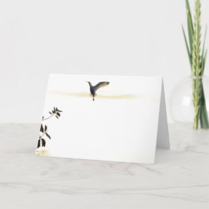 Carte de vœux Ibis Ballet en vol