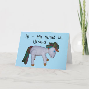 Carte de voeux - Inspirational Unicorn