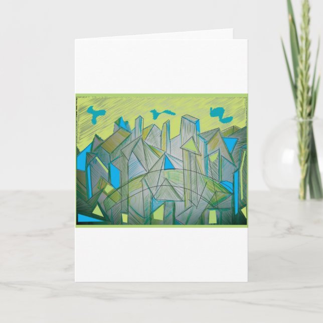 Carte de voeux inspirée de Picasso (Devant)