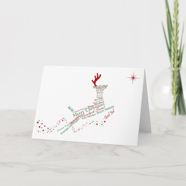 Carte de voeux internationale de Noël (Devant)