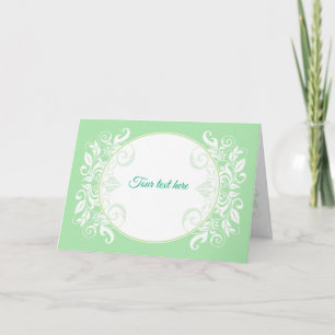 Carte de vœux, invitation de mariage, ornement flo