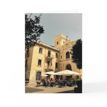 Carte de voeux Italie blanche Sorrento