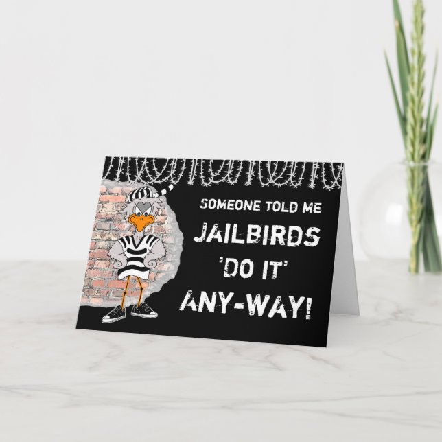 Carte de voeux Jailbird (Devant)