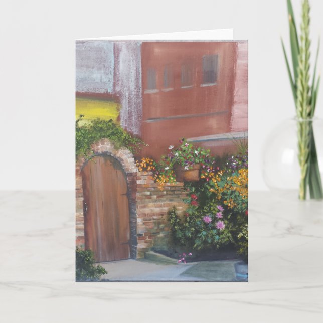 Carte de voeux "Jardin caché" (Devant)