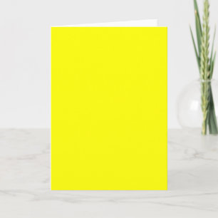 Carte de voeux jaune