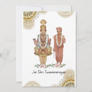 Carte de voeux Jay Shree Swaminarayan