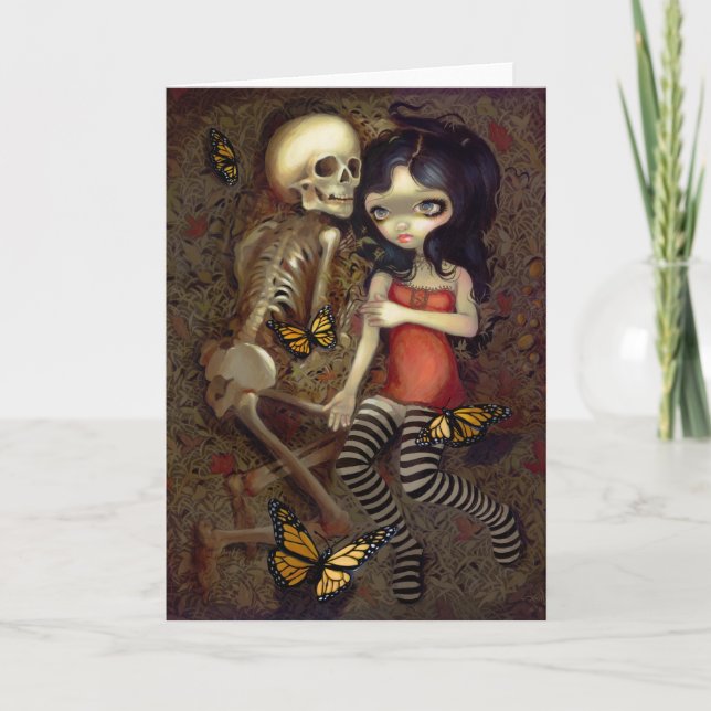 Carte de voeux "Je suis presque avec vous" (Devant)