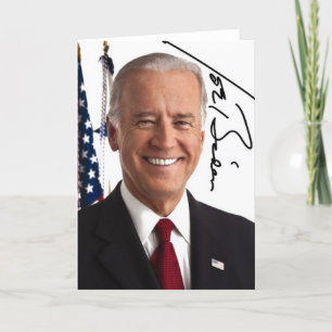 Carte de voeux Joe Biden Signature