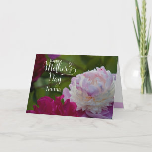 Carte de voeux Jour des Mères Peony Garden