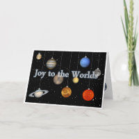 Carte de voeux Joy to the Worlds