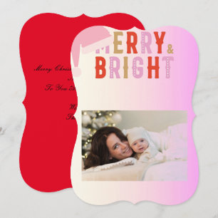 carte de voeux joyeuse et lumineuse Noël