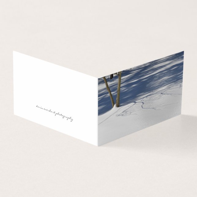 Carte de vœux Joyeuses Fêtes Ombres d'Hiver (Outside)