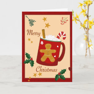 Carte de voeux Joyeux Noël plié