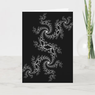 Carte de voeux Julia 300488 noir et blanc