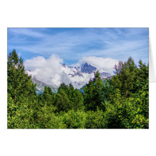 Carte de voeux Kenai Fjords Snowy Mountains