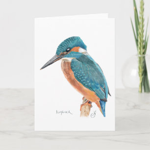 Carte de voeux Kingfisher