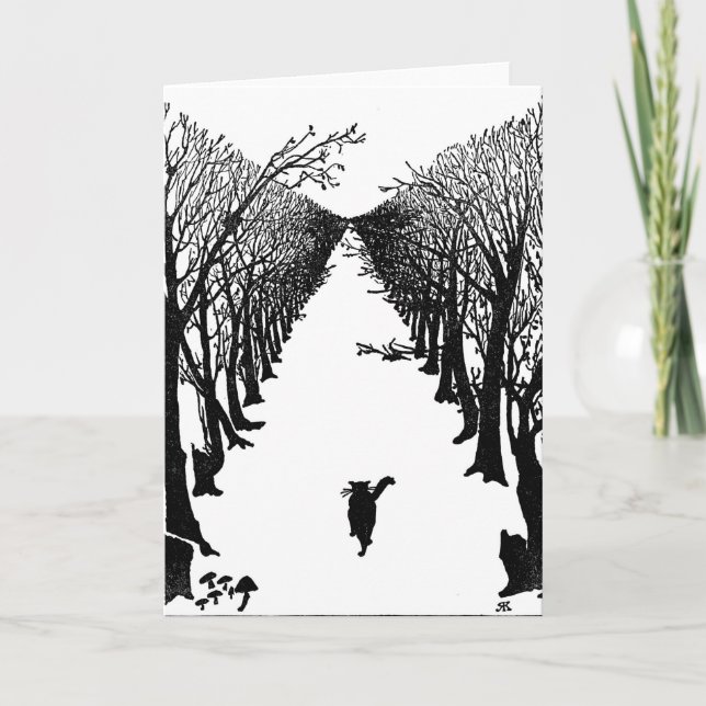 Carte de voeux Kipling Cat (Devant)