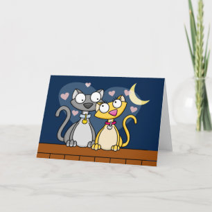 Carte de voeux Kitty Love
