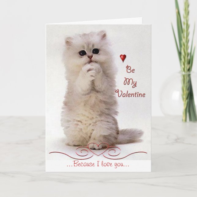 Carte de voeux Kitty Valentine (Devant)