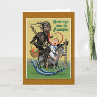 Carte de voeux Krampus